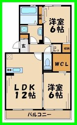 コモレビ大蔵　Ｆ棟の物件間取画像